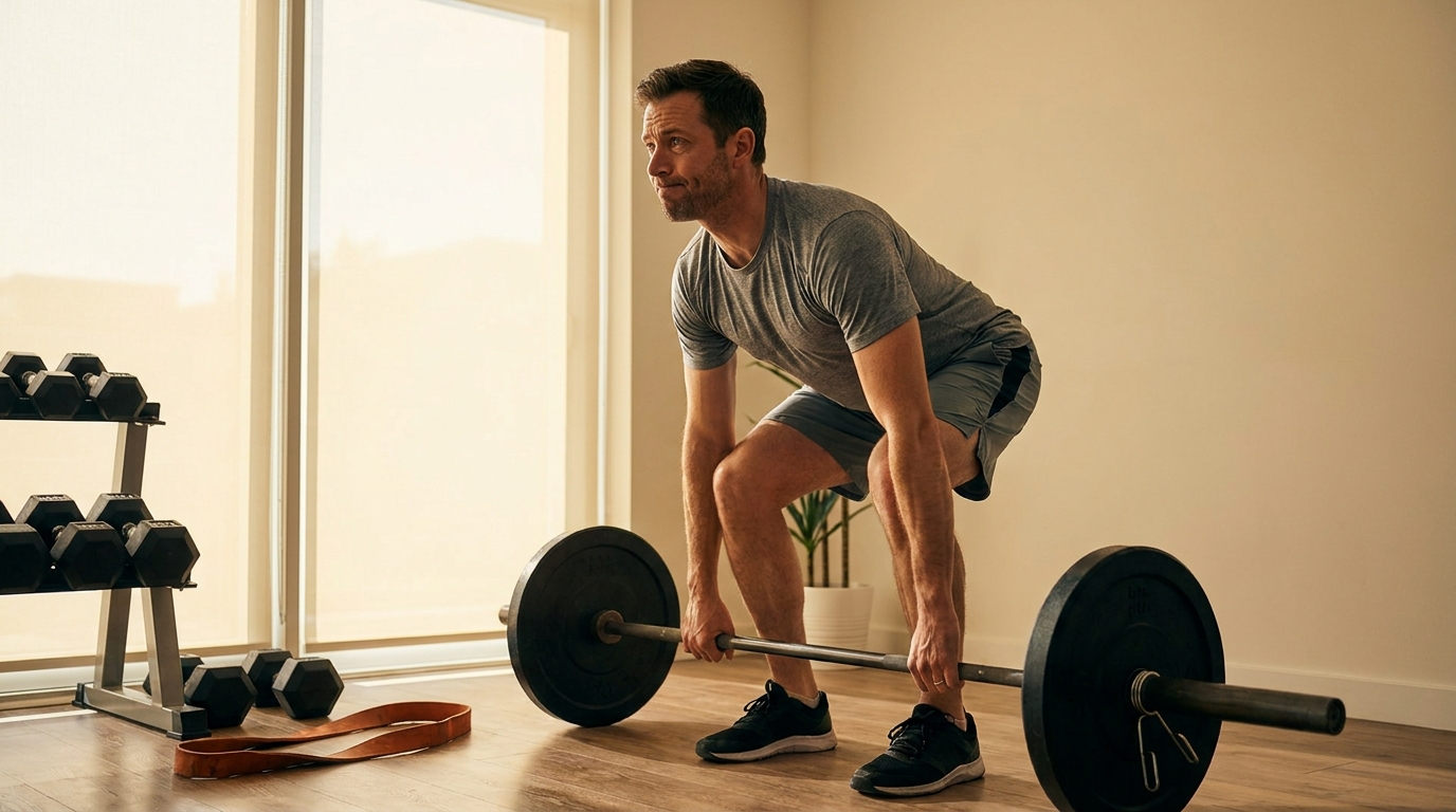 Most dads skip leg day not because they're lazy — because their programming was never built for their life. Here's th...