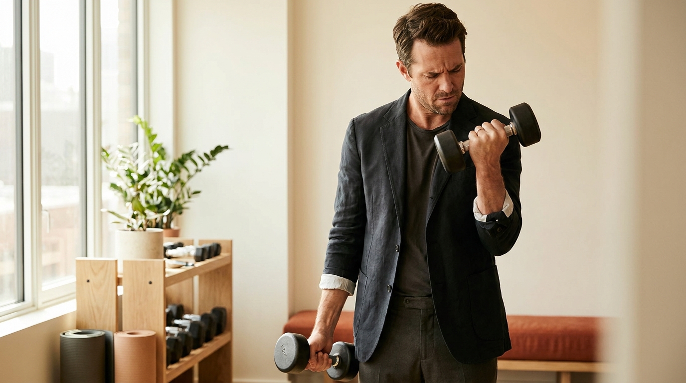 The 30-Minute Hotel Gym Workout for Men Who Lift